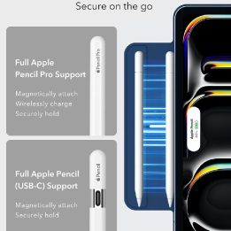 iPad Pro 11 (2024–2025) dėklas magnetinis mėlynas ESR