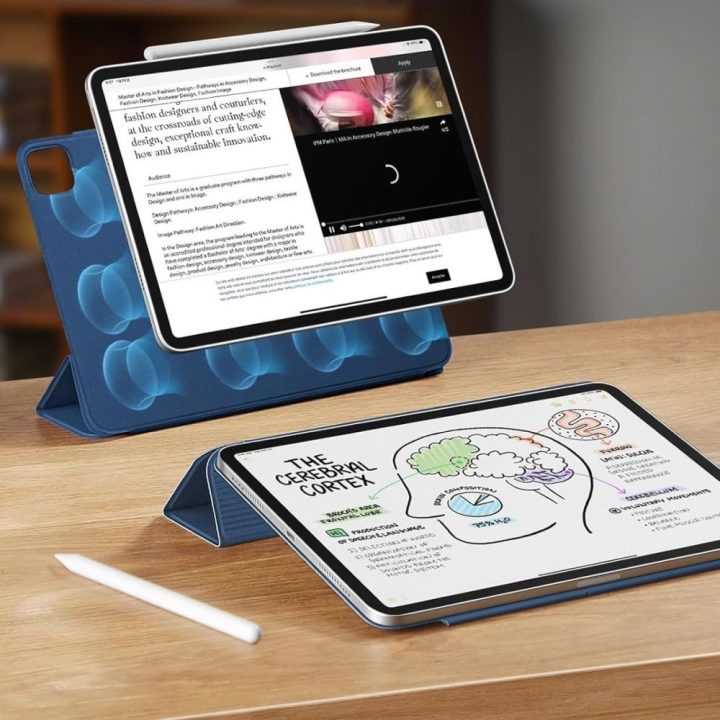 iPad Pro 11 (2024–2025) dėklas magnetinis mėlynas ESR