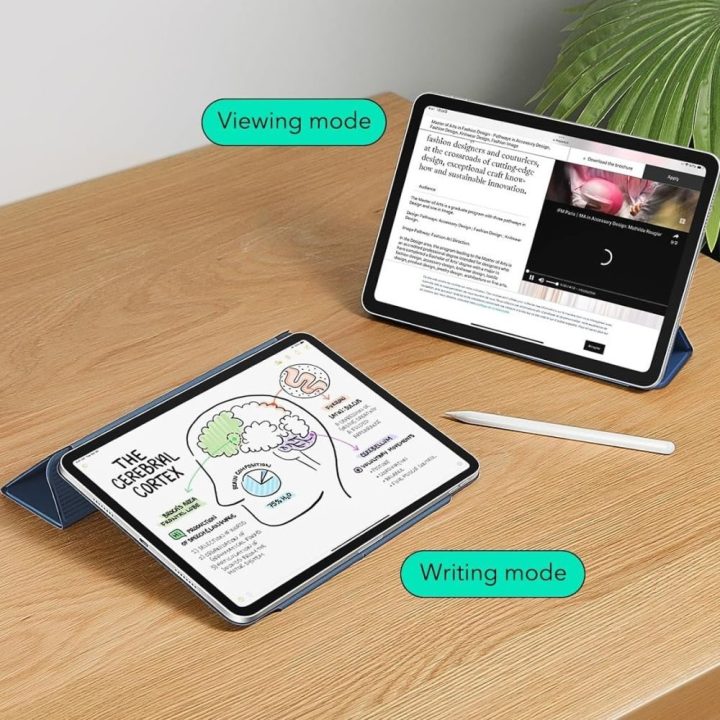 iPad Pro 11 (2024–2025) dėklas magnetinis mėlynas ESR