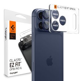 iPhone 17 Pro Max kameros stikliukas mėlynas Spigen