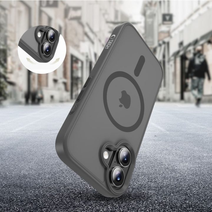 iPhone 17 telefono dėklas pilkas MagMat
