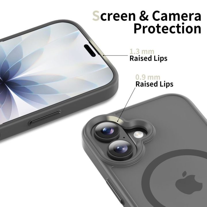iPhone 17 telefono dėklas pilkas MagMat