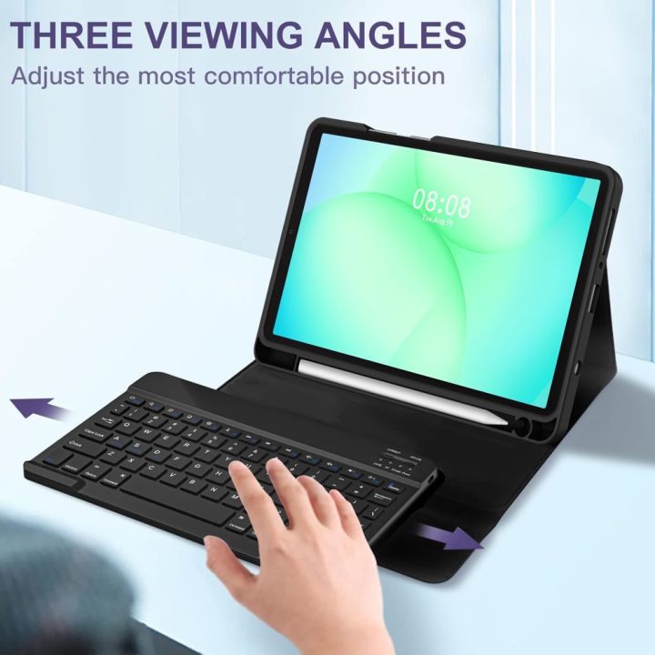 Samsung Galaxy Tab A9 / A11 8.7 dėklas juodas SC Pen Case