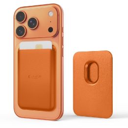Kortelių dėklas magnetinis MagSafe oranžinis MagWallet