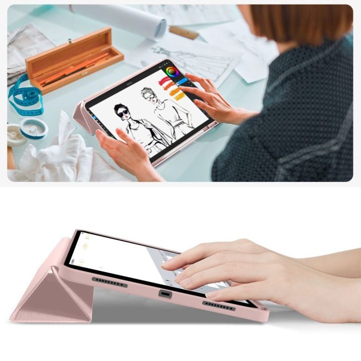 Dėklas planšetei iPad Pro 13″ (2024–2025) rožinis SC