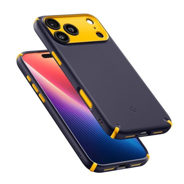 iPhone 17 Pro Max dėklas MagSafe tamsiai mėlynas Spigen