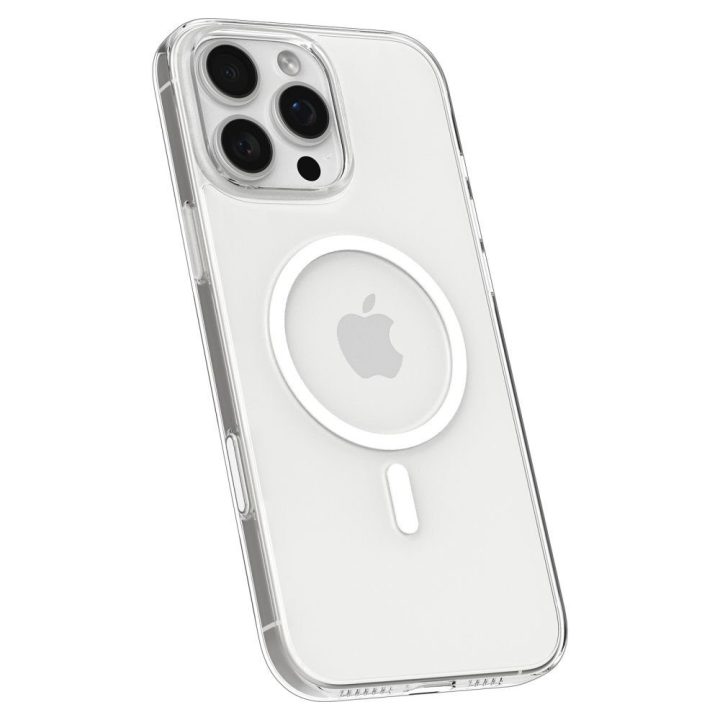 iPhone 16 Pro dėklas skaidrus su MagSafe Spigen