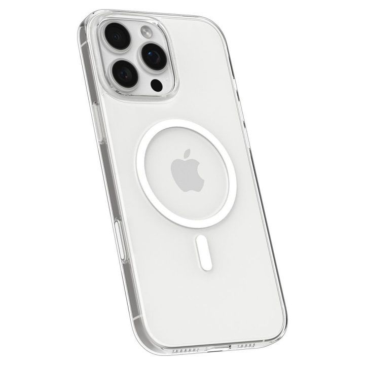iPhone 16 Pro Max dėklas skaidrus su MagSafe Spigen
