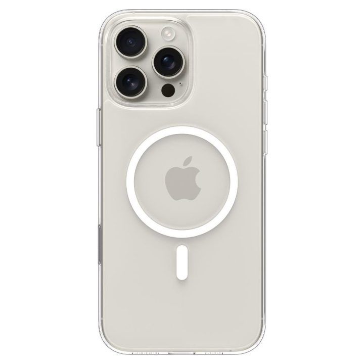 iPhone 16 Pro Max dėklas skaidrus su MagSafe Spigen