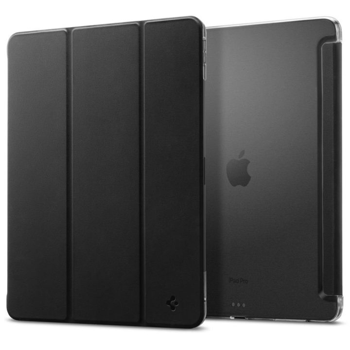 iPad Pro 13 dėklas Liquid Air Folio juodas Spigen