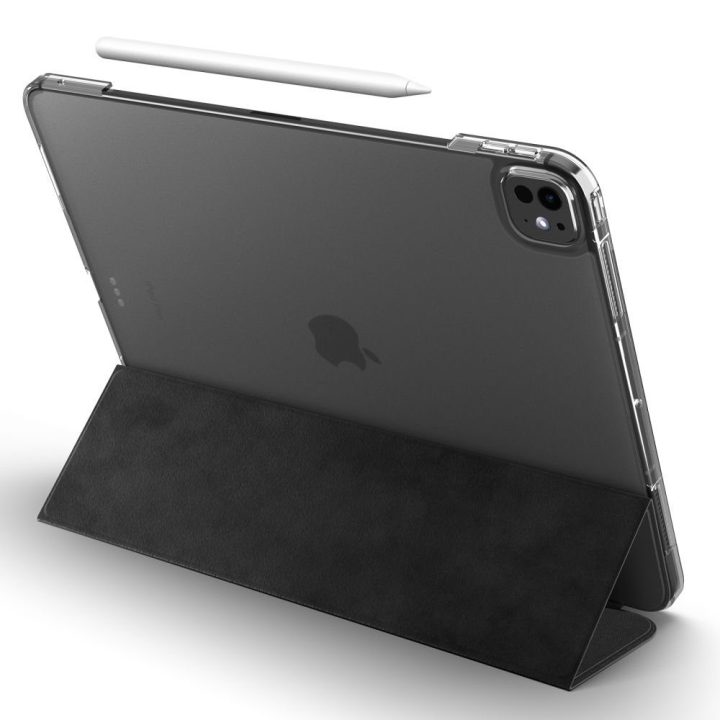 iPad Pro 13 dėklas Liquid Air Folio juodas Spigen