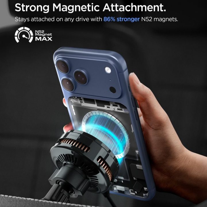 Automobilinis magnetinis telefono laikiklis su MagSafe Spigen