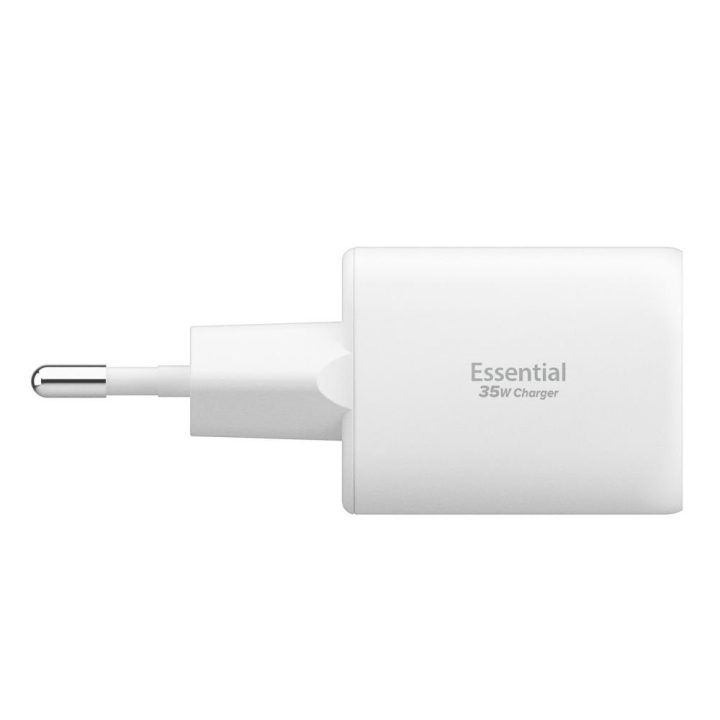 Įkroviklis USB-C / USB-A 35 W baltas Spigen