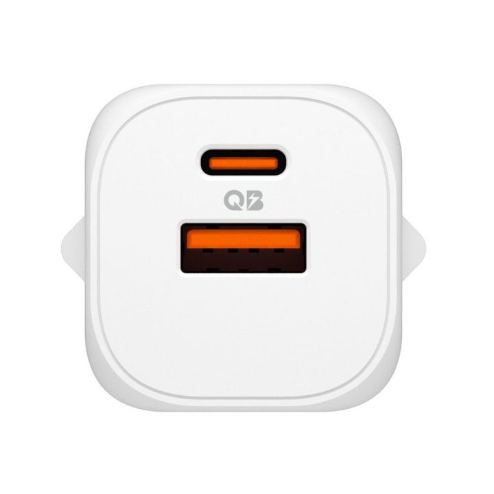 Įkroviklis USB-C / USB-A 35 W baltas Spigen