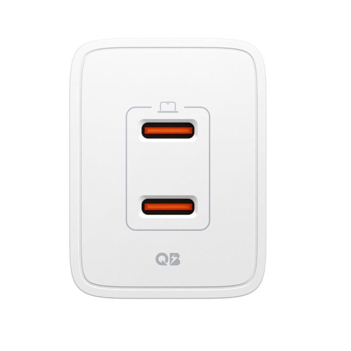 Įkroviklis sieninis USB-C 47 W baltas Spigen