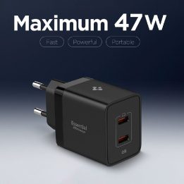 Įkroviklis USB-C 47 W juodas Spigen