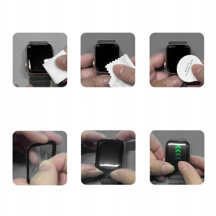 Apple Watch 44 mm grūdintas stiklas 2 vnt. Flex+