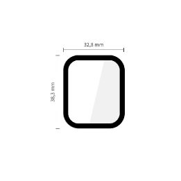Grūdintas stiklas Apple Watch 40 mm (2 vnt.) Glass Flex+