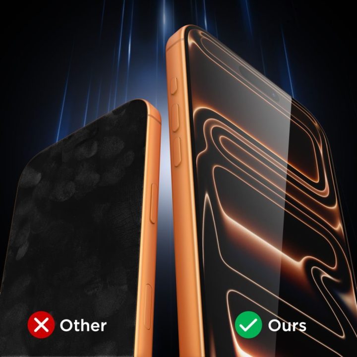 iPhone 15 Pro Max grūdintas stiklas 10 vnt. komplektas