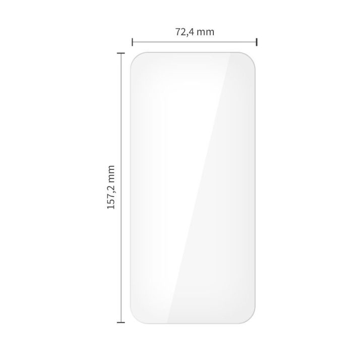 OnePlus 15 grūdintas stiklas 2 vnt. Glass Fit+
