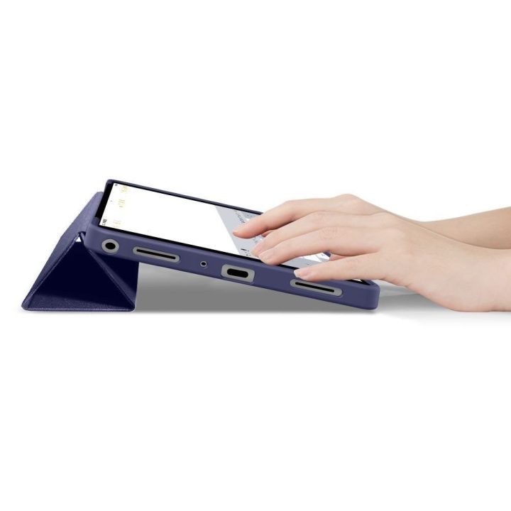 Samsung Galaxy Tab A9+ / A11+ Plus 11.0 dėklas mėlynas TechProtect