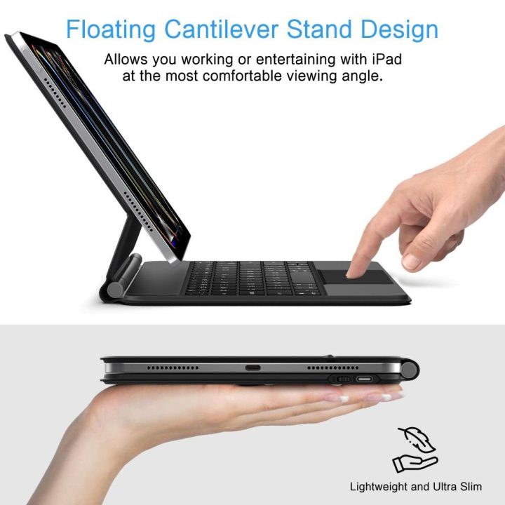iPad Pro 11 (2024–2025) dėklas magnetinis juodas SmartCase