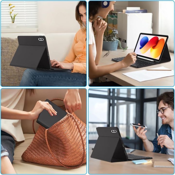 Xiaomi Poco Pad M1 / Redmi Pad 2 Pro 12.1 dėklas su pieštuko laikikliu SC