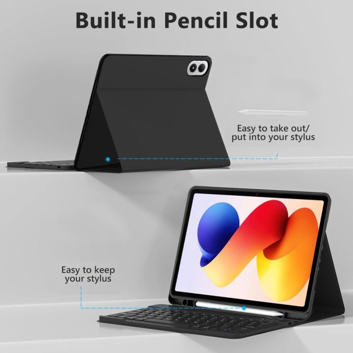Xiaomi Poco Pad M1 / Redmi Pad 2 Pro 12.1 dėklas su pieštuko laikikliu SC