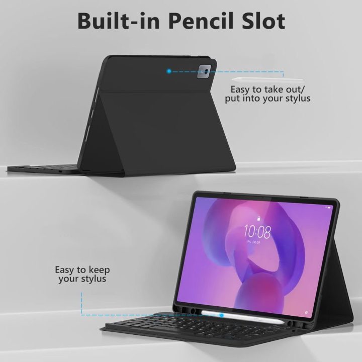 Lenovo Idea Tab Plus 12.1 TB-361 dėklas juodas SC