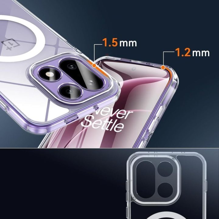 OnePlus 15 telefono dėklas permatomas Flexair