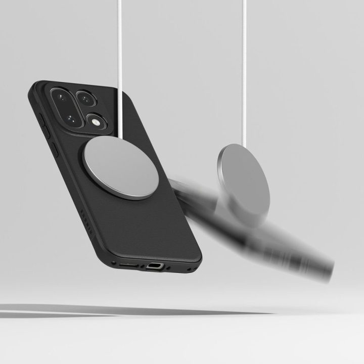 OnePlus 15 telefono dėklas magnetinis juodas Ringke