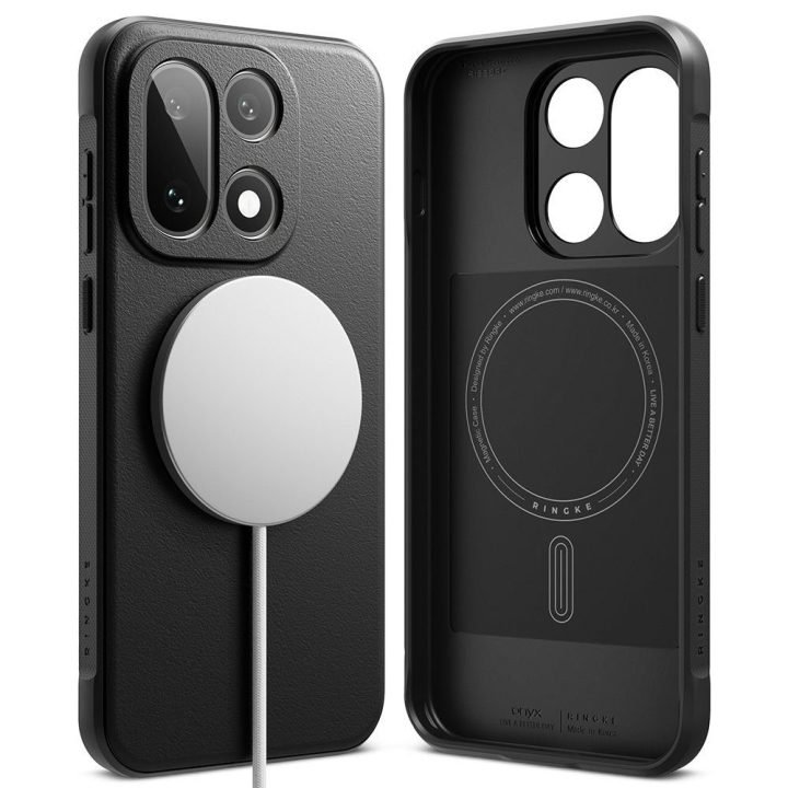 OnePlus 15 telefono dėklas magnetinis juodas Ringke