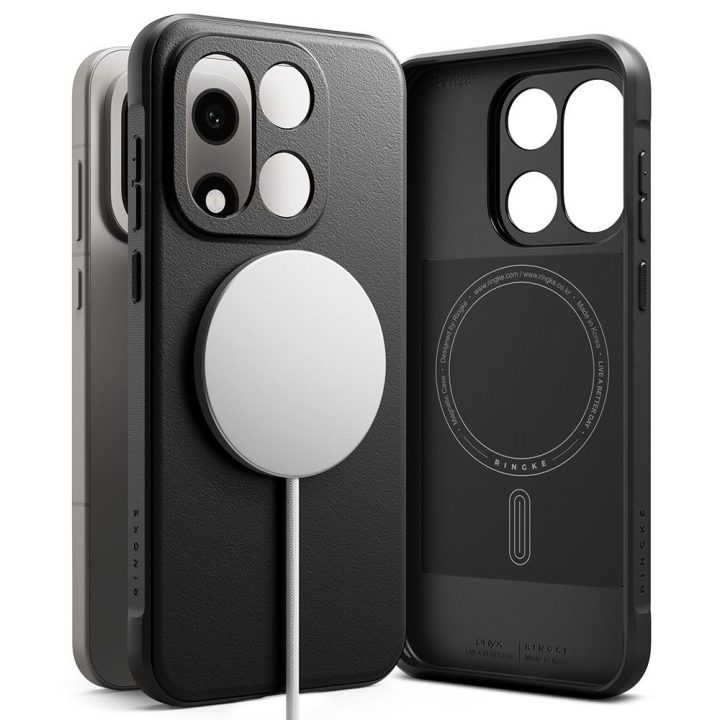 OnePlus 15 telefono dėklas magnetinis juodas Ringke