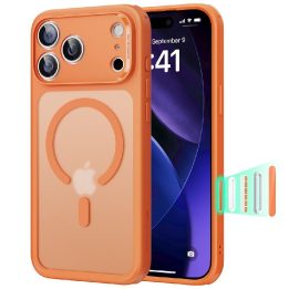iPhone 17 Pro Max dėklas skaidrus oranžinis ESR