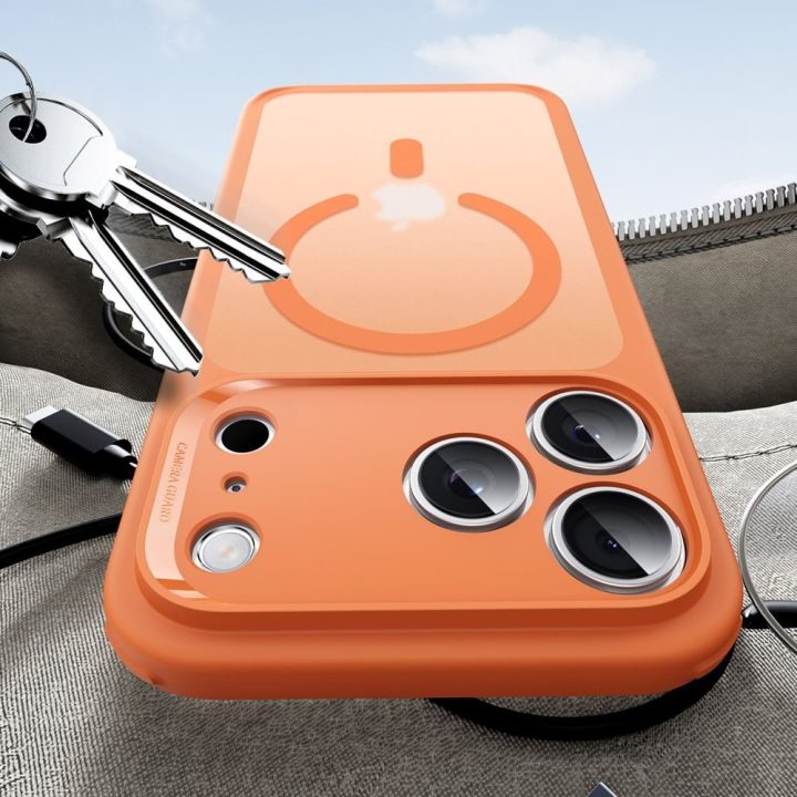 iPhone 17 Pro Max dėklas skaidrus oranžinis ESR