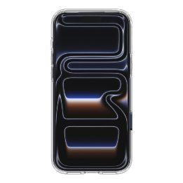 iPhone 17 Pro dėklas skaidrus tamsiai mėlynas Spigen