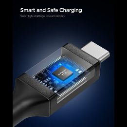 Kabelis USB-C 100 W 100 cm juodas Spigen