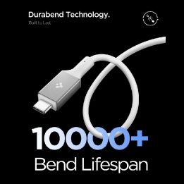 Kabelis USB-C 240 W 120 cm baltas Spigen