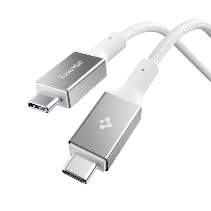 Kabelis USB-C 100 W 100 cm baltas Spigen