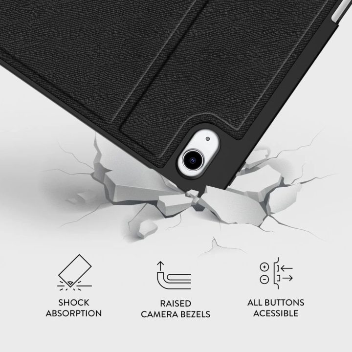 iPad 10.9″ / 11″ dėklas juodas Lamanona