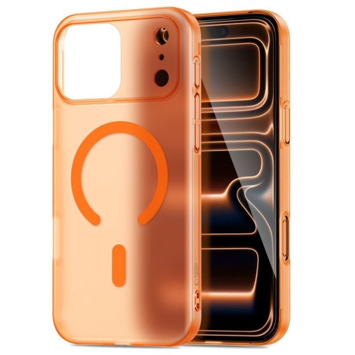 iPhone 17 Pro dėklas oranžinis Magslim