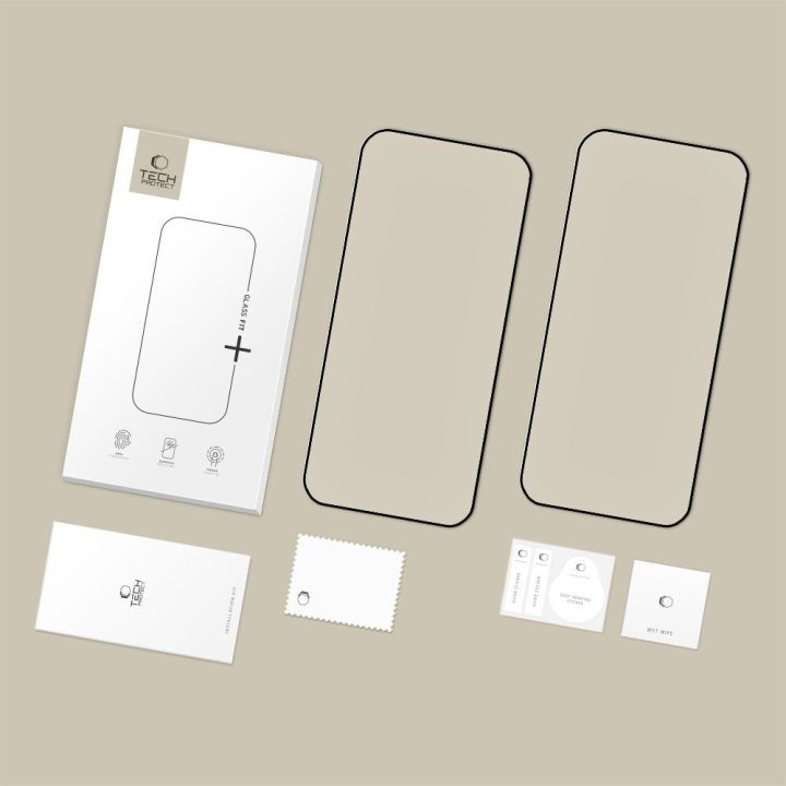 Xiaomi Poco F8 Pro Ultra grūdintas stiklas 2 vnt. juodas Glass Fit+
