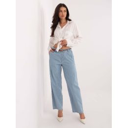 Kelnės moteriškos šviesiai mėlynos D80038BB62630L220