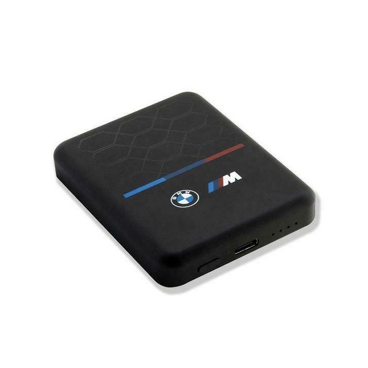 Išorinė baterija belaidė juoda MagSafe 15W 3000mAh BMW