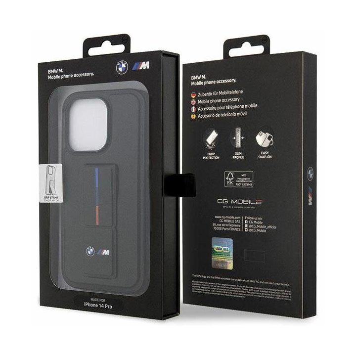 Dėklas iPhone 14 Pro juodas BMW