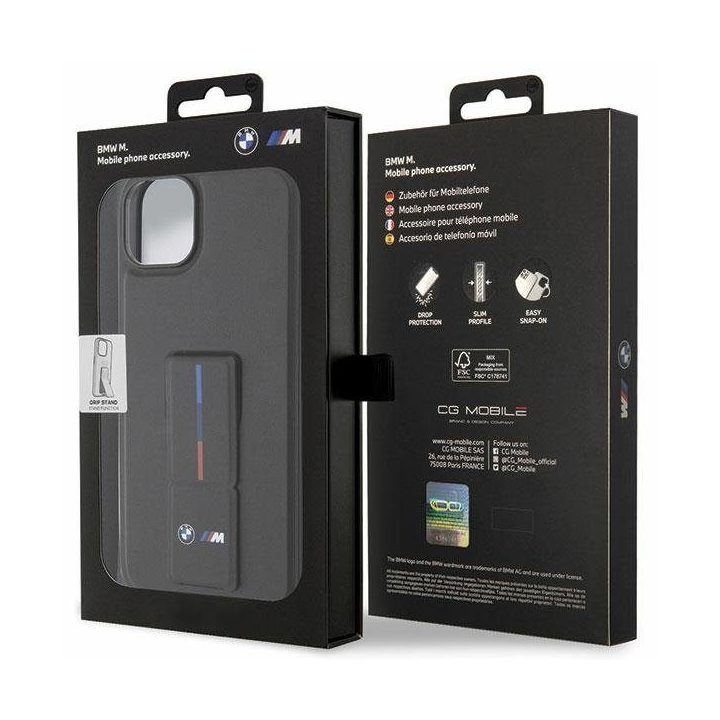 Dėklas iPhone 14 Plus / 15 Plus juodas BMW