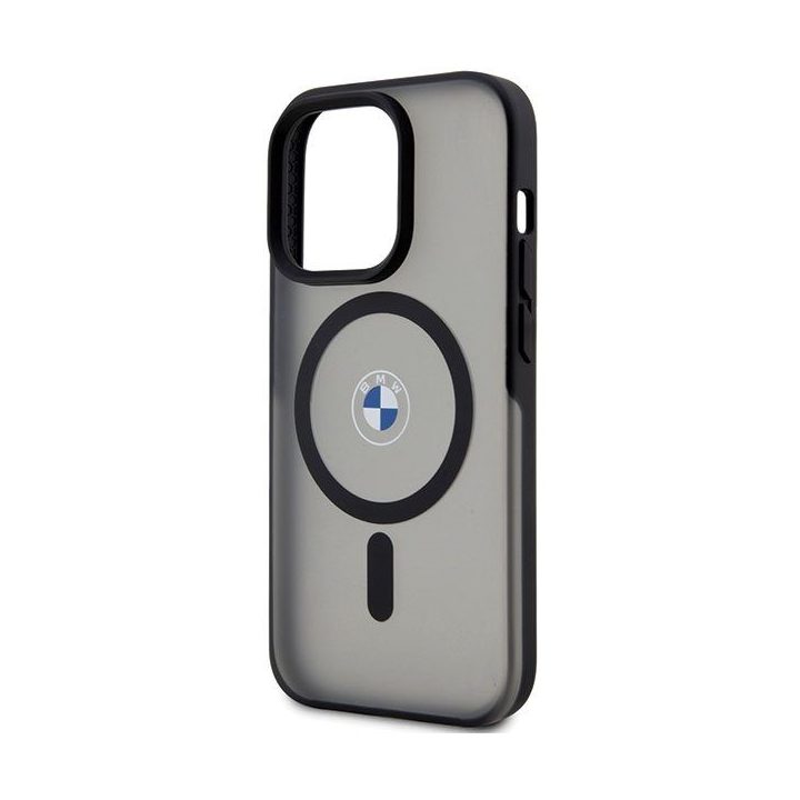 Dėklas iPhone 14 Pro magnetinis juodas BMW