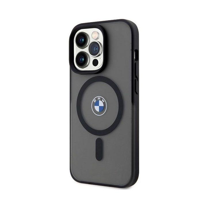 Dėklas iPhone 14 Pro magnetinis juodas BMW