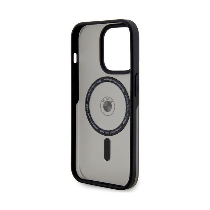 Dėklas iPhone 14 Pro magnetinis juodas BMW