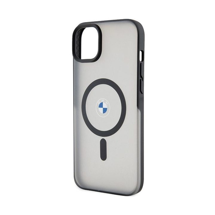 Dėklas iPhone 14 Plus / 15 Plus magnetinis juodas BMW